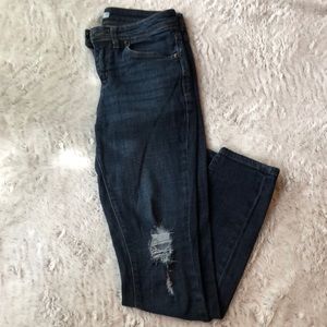 High Rise Dark Wash Jeans